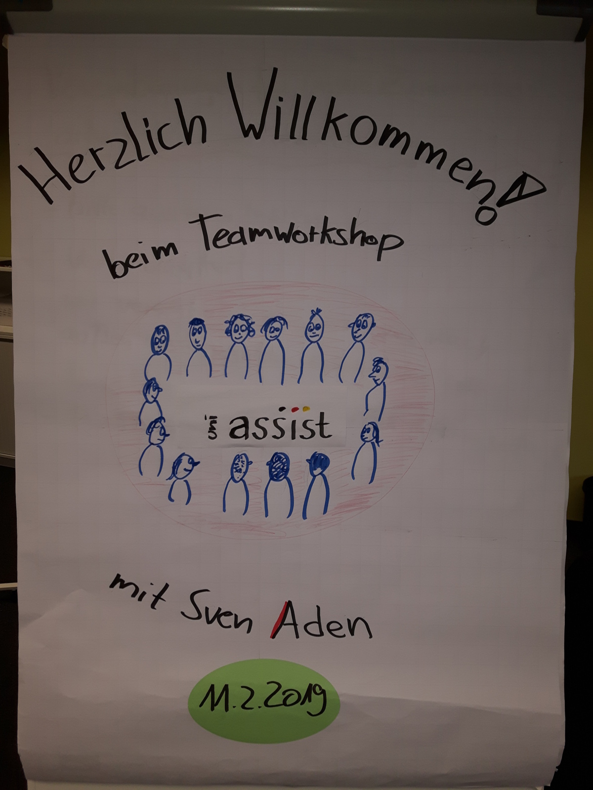 Herzlich Willkommen beim Teamtraining